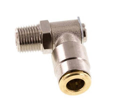 Racor de 6mm x R1/8'' 90deg con rosca macho Latón NBR Giratorio