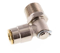 Racor de 6mm x R1/4'' 90deg con rosca macho Latón NBR Giratorio