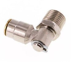 Racor de 6mm x R1/4'' 90deg con rosca macho Latón NBR Giratorio