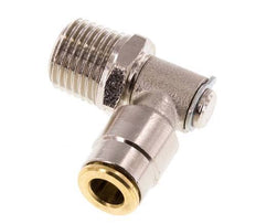 Racor de 6mm x R1/4'' 90deg con rosca macho Latón NBR Giratorio