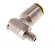 Racor de 6mm x M 6 90deg con rosca macho Latón NBR Giratorio