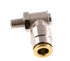 Racor de 6mm x M 6 90deg con rosca macho Latón NBR Giratorio