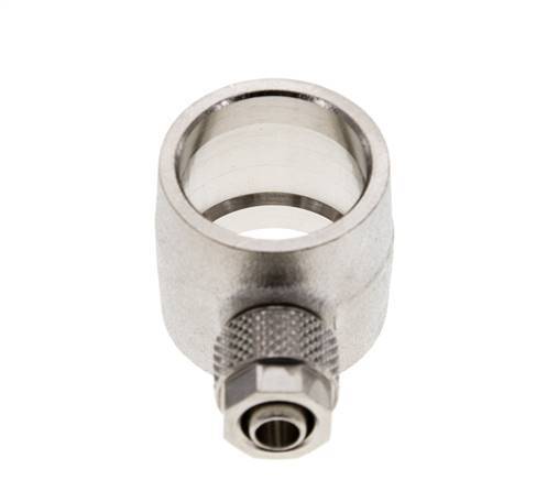 Conector Latón Niquelado 8x6 & G1/2'' de Rosca [2 piezas]