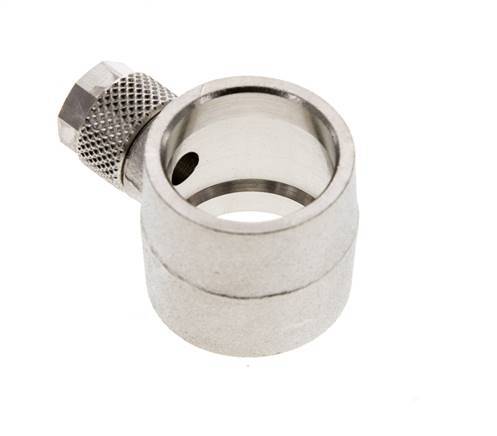 Conector Latón Niquelado 8x6 & G1/2'' de Rosca [2 piezas]