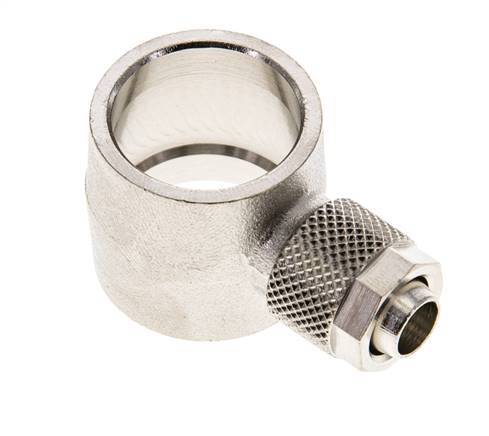 Conector Banjo de Latón Niquelado 10x8 & G1/2'' de Rosca [2 piezas]