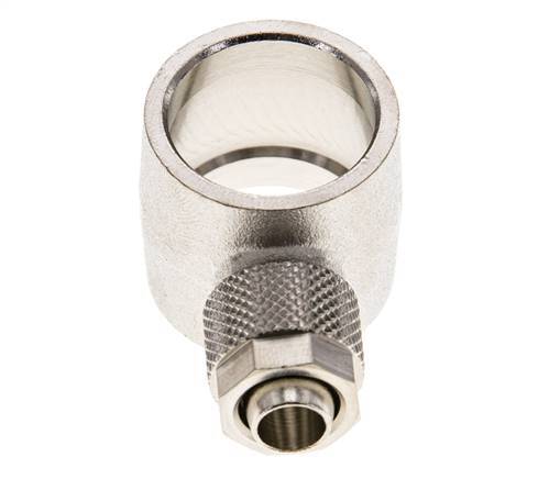 Conector Banjo de Latón Niquelado 10x8 & G1/2'' de Rosca [2 piezas]