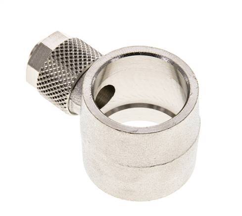 Conector Banjo de Latón Niquelado 10x8 & G1/2'' de Rosca [2 piezas]