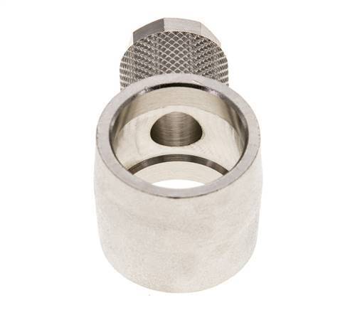 Conector Banjo de Latón Niquelado de Rosca 12x10 & G1/2''