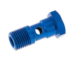 Perno banjo de Aluminio de 1 vía Rosca Macho G1/4'' L30mm [2 piezas]
