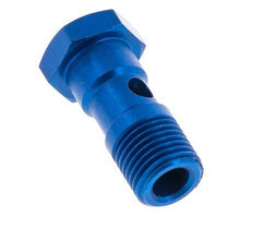 Perno banjo de Aluminio de 1 vía Rosca Macho G1/4'' L30mm [2 piezas]