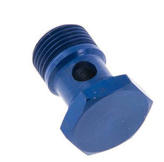 Perno banjo de Aluminio de 1 vía Rosca Macho G3/8'' L25mm [2 piezas]