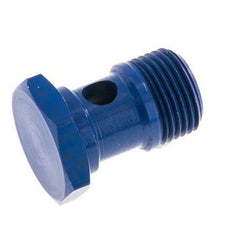 Perno banjo de Aluminio de 1 vía Rosca Macho G3/8'' L25mm [2 piezas]