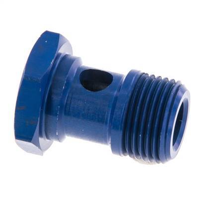 Perno banjo de Aluminio de 1 vía Rosca Macho G3/8'' L25mm [2 piezas]