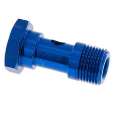 Perno banjo de Aluminio de 1 vía Rosca Macho G3/8'' L37mm [2 piezas]