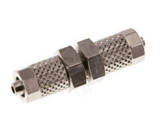 Conector Recto Latón Niquelado 5x3 Pasamuros [2 piezas]
