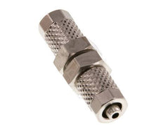 Conector Recto Latón Niquelado 5x3 Pasamuros [2 piezas]
