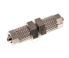 Conector Recto Latón Niquelado 5x3 Pasamuros [2 piezas]