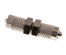 Conector Recto Latón Niquelado 5x3 Pasamuros [2 piezas]