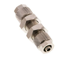 Conector Recto Latón Niquelado 6x4 Pasamuros [2 piezas]