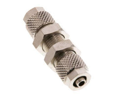 Conector Recto Latón Niquelado 6x4 Pasamuros [2 piezas]