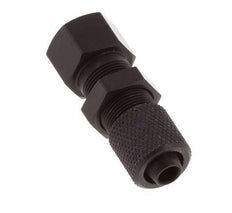 Racor recto de aluminio 6x4 y M5 con rosca hembra Pasamuros