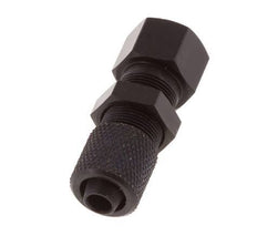 Racor recto de aluminio 6x4 y M5 con rosca hembra Pasamuros