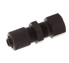 Racor recto de aluminio 6x4 y M5 con rosca hembra Pasamuros
