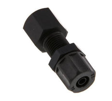 Racor recto de aluminio 6x4 y G1/8'' con rosca hembra Pasamuros