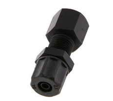 Racor recto de aluminio 6x4 y G1/8'' con rosca hembra Pasamuros