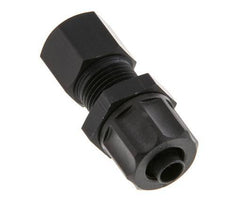 Racor recto de aluminio 8x6 y G1/8'' con rosca hembra Pasamuros