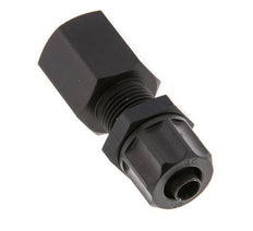 Racor recto de aluminio 8x6 y G1/4'' con rosca hembra Pasamuros