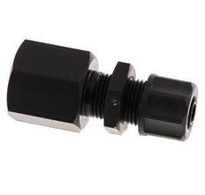 Racor recto de aluminio 8x6 y G3/8'' con rosca hembra Pasamuros