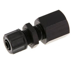 Racor recto de aluminio 8x6 y G3/8'' con rosca hembra Pasamuros