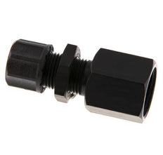 Racor recto de aluminio 8x6 y G3/8'' con rosca hembra Pasamuros