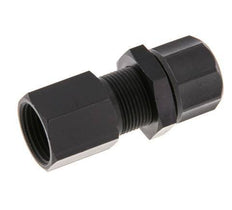 Racor recto de aluminio 11,6x9 y G3/8'' con rosca hembra Pasamuros