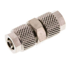6x4 Nickel plated Brass Straight Push-on Fitting [5 Pieces]