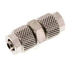 6x4 Nickel plated Brass Straight Push-on Fitting [5 Pieces]