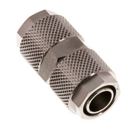 12x10 Nickel plated Brass Straight Push-on Fitting [2 Pieces]