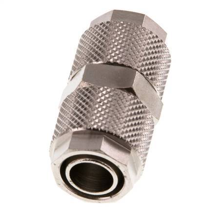 12x10 Nickel plated Brass Straight Push-on Fitting [2 Pieces]