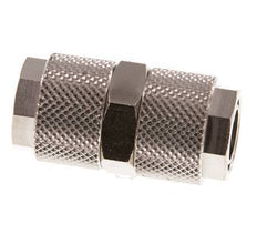 12x10 Nickel plated Brass Straight Push-on Fitting [2 Pieces]