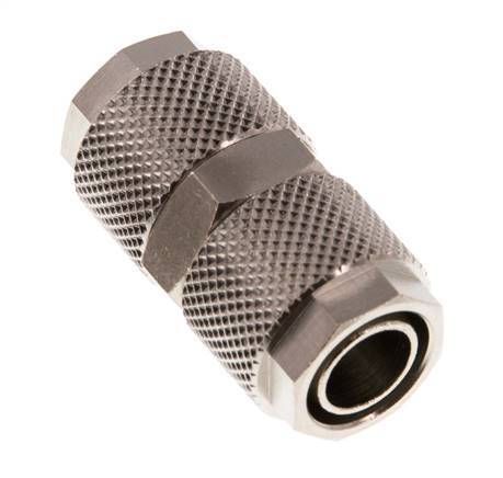 12x10 Nickel plated Brass Straight Push-on Fitting [2 Pieces]