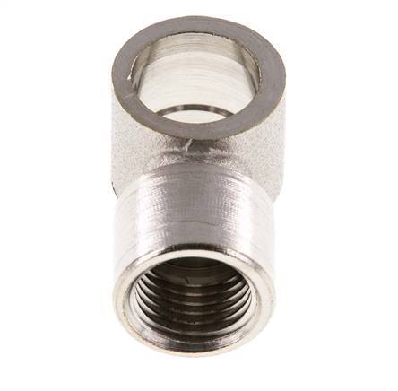 Conector Banjo de Latón Niquelado G1/4'' Rosca Hembra [2 piezas]