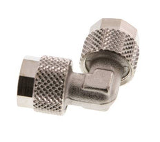 8x6 Nickel plated Brass Elbow Push-on Fitting [2 Pieces]