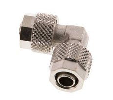 8x6 Nickel plated Brass Elbow Push-on Fitting [2 Pieces]