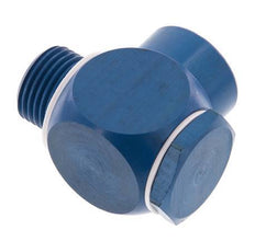 Racor banjo de aluminio G1/2'' con roscas macho y hembra con perno banjo con junta tórica giratorio