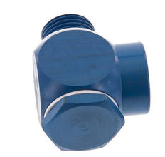 Racor banjo de aluminio G1/2'' con roscas macho y hembra con perno banjo con junta tórica giratorio