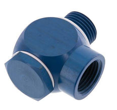 Racor banjo de aluminio G1/2'' con roscas macho y hembra con perno banjo con junta tórica giratorio