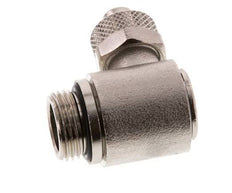 Codo Latón Niquelado 10x8 & G3/8'' Rosca Macho Hexagonal Interior Giratoria