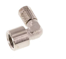 Codo de Latón Niquelado 5x3 & G1/8'' Rosca Hembra [5 piezas]