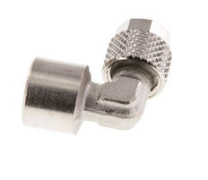 Codo de Latón Niquelado 6x4 & G1/8'' Rosca Hembra [2 piezas]